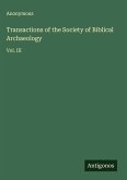Transactions of the Society of Biblical Archaeology