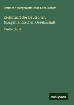 Cover Zeitschrift der Deutschen Morgenländischen Gesellschaft