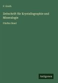Zeitschrift für Krystallographie und Mineralogie Zeitschrift für Krystallographie und Mineralogie