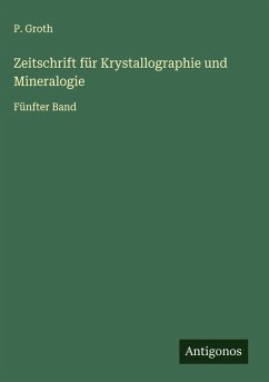 Cover Zeitschrift für Krystallographie und Mineralogie