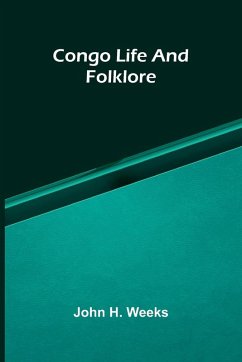 Congo life and folklore Cover Congo life and folklore