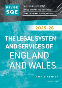 Cover Revise SQE The Legal System and Services of England and Wales 2025-26