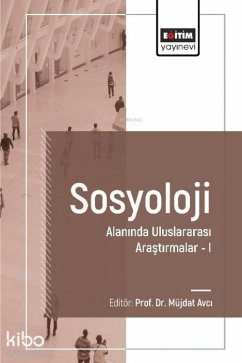 Cover Sosyoloji Alaninda Uluslararasi Arastirmalar 1