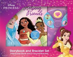 Cover Disney Princess: Helping Friends Book and 5-Sound Bracelet Set