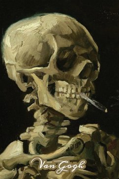 Cover Skeleton of a Skull with a Cigarette Van Gogh Note Book