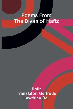 Cover Poems from the Divan of Hafiz