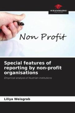 Cover Special features of reporting by non-profit organisations