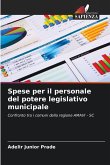 Spese per il personale del potere legislativo municipale