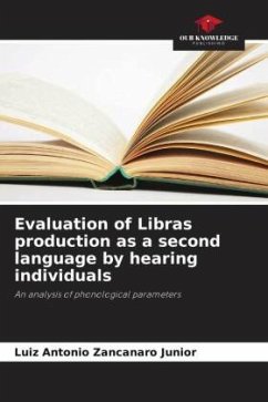 Cover Evaluation of Libras production as a second language by hearing individuals