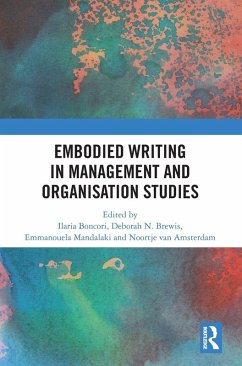 Embodied Writing in Management and Organisation Studies