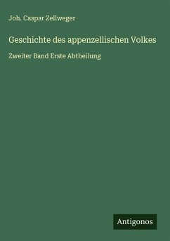 Cover Geschichte des appenzellischen Volkes