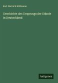 Geschichte des Ursprungs der Stände in Deutschland