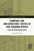 Company Law and Directors' Duties in Sub-Saharan Africa