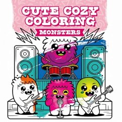 Cover Cute Cozy Coloring: Monsters