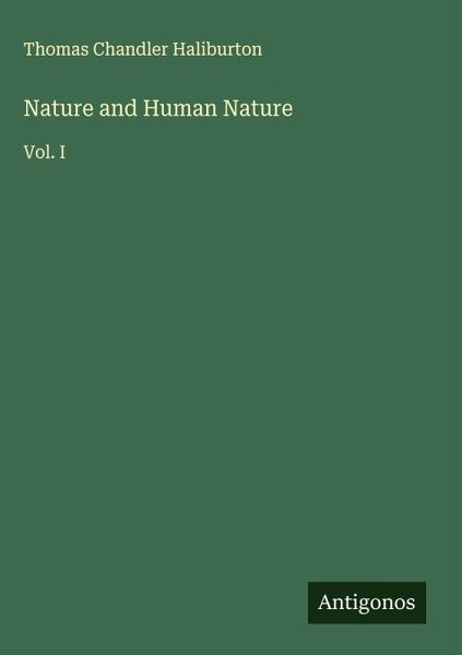 Nature and Human Nature Nature and Human Nature