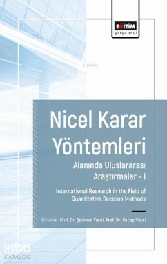 Cover Nicel Karar Yöntemleri Alaninda Uluslararasi Arastirmalar 1