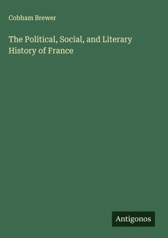 Cover The Political, Social, and Literary History of France