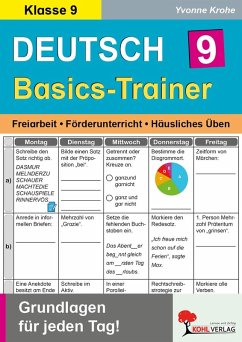 Cover Deutsch-Basics-Trainer / Klasse 9