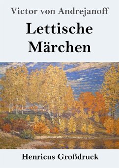 Cover Lettische Märchen (Großdruck)