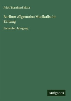 Cover Berliner Allgemeine Musikalische Zeitung