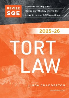 Cover Revise SQE Tort Law 2025-26