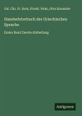 Handwörterbuch der Griechischen Sprache Handwörterbuch der Griechischen Sprache