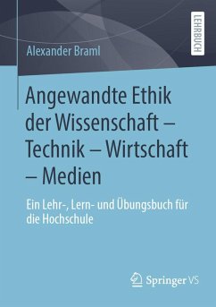 Cover Angewandte Ethik der Wissenschaft - Technik - Wirtschaft - Medien (eBook, PDF)