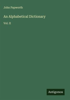 Cover An Alphabetical Dictionary