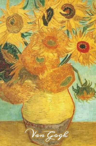 Vase with Twelve Sunflowers Van Gogh Note Book