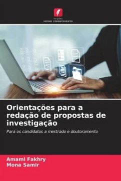 Cover Orientações para a redação de propostas de investigação