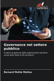 Governance nel settore pubblico Governance nel settore pubblico