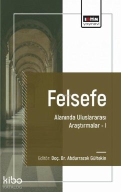 Cover Felsefe Alaninda Uluslararasi Arastirmalar 1