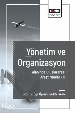 Cover Yönetim ve Organizasyon Alaninda Uluslararasi Arastirmalar 2