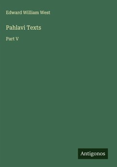 Cover Pahlavi Texts