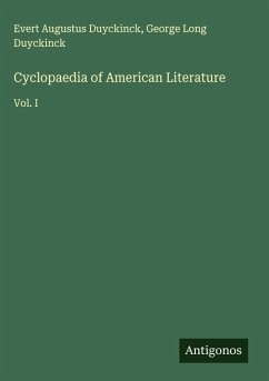 Cover Cyclopaedia of American Literature