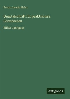 Cover Quartalschrift für praktisches Schulwesen