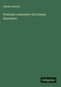 Cover Postuma: canzoniere di Lorenzo Stecchetti
