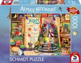 Schmidt 58599 - Aimee Stewart, Erinnerungen an Paris, Puzzle, 1000 Teile