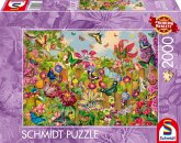 Schmidt 59746 - Wunderschöner Schmetterlingsgarten, Puzzle, 2000 Teile
