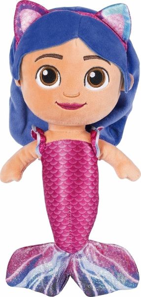 Schmidt 42852 - Gabby's Dollhouse: Mermaid Gabby, 28 cm, Plüschfigur, Puppe