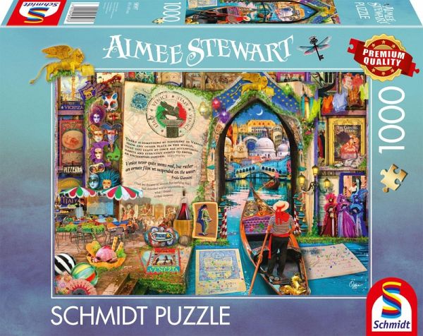 Schmidt 58597 - Aimee Stewart, Erinnerungen an Venedig, Puzzle, 1000 Teile Schmidt 58597 - Aimee Stewart, Erinnerungen an Venedig, Puzzle, 1000 Teile
