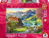 Schmidt 58886 - Erholung in den Dolomiten, Puzzle, 1000 Teile Schmidt 58886 - Erholung in den Dolomiten, Puzzle, 1000 Teile