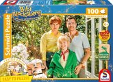 Schmidt 56592 - Bibi Blocksberg, Das große Hexentreffen, Familie Blocksberg, Kinderpuzzle+Poster, 100 Teile