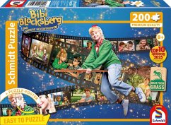 Cover Schmidt 56594 - Bibi Blocksberg, Das große Hexentreffen, Flieg los Kartoffelbrei, Kinderpuzzle+Poster, 200 Teile