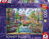 Schmidt 58877 - Amsterdamer Grachtenzauber, Puzzle, 1000 Teile Schmidt 58877 - Amsterdamer Grachtenzauber, Puzzle, 1000 Teile