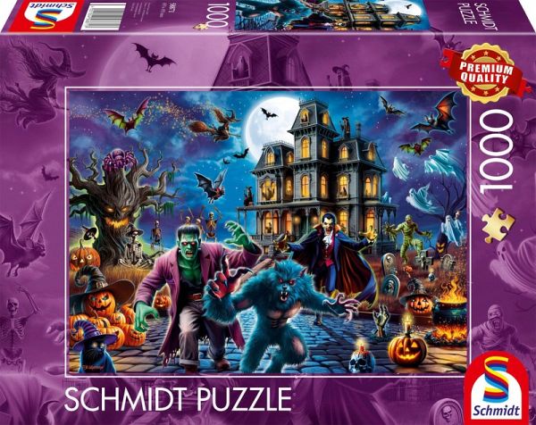 Schmidt 58871 - Halloween-Nacht, Puzzle, 1000 Teile Schmidt 58871 - Halloween-Nacht, Puzzle, 1000 Teile