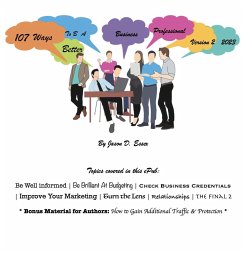 Cover 107 Ways to be a Better Business Professional. Version 2 (eBook, ePUB)