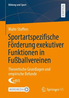 Cover Sportartspezifische Förderung exekutiver Funktionen in Fußballvereinen (eBook, PDF)