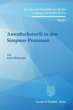 Cover Anwaltsrhetorik in den Simpson-Prozessen