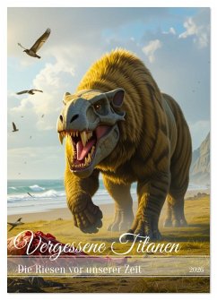 Vergessene Titanen - Die Riesen vor unserer Zeit (Wandkalender 2026 DIN A2 hoch), CALVENDO Monatskalender Cover Vergessene Titanen - Die Riesen vor unserer Zeit (Wandkalender 2026 DIN A2 hoch), CALVENDO Monatskalender